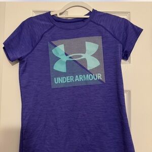 Under Armour Kids Blue Graphic Tee